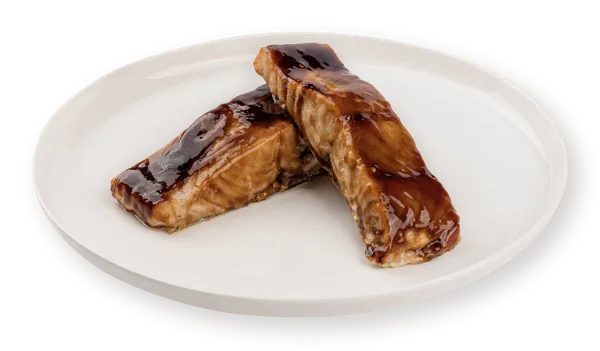 Изображение Рыба запеченная Лосось в соусе терияки филе на коже СП ТАБРИС вес 