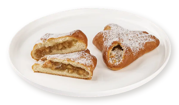 Изображение Пирожок печеный постный с яблочной начинкой СП ТАБРИС м/у, 75 г