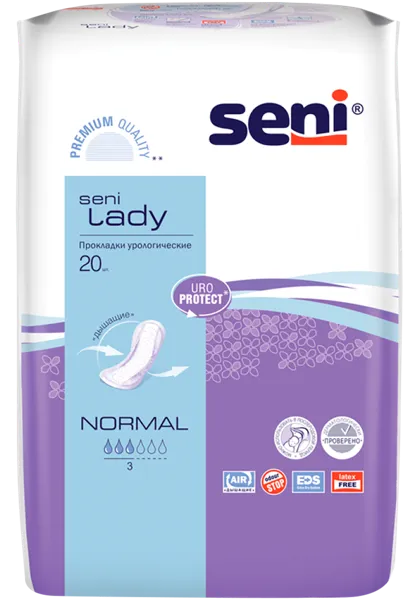 Изображение Прокладки урологические Сени леди нормал Белла Восток м/у, 20 шт