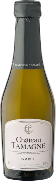 Изображение Вино игристое белое брют Шато Тамань ЗГУ Кубань Вино с/б, 0,2 л