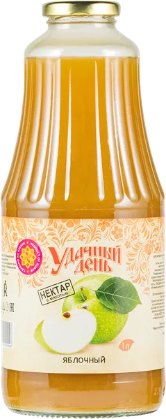 Изображение Сок Удачный день яблоко Медведовский завод с/б, 1 л