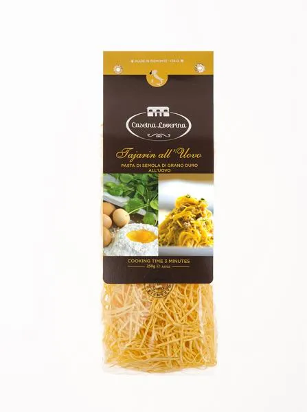 Изображение Макароны яичные 20% Кашина Ловерина из Пьемонта таярин Альфьери м/у, 250 г