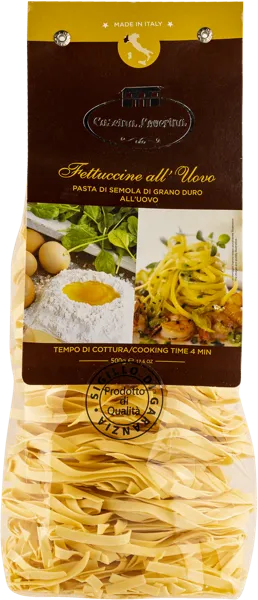 Изображение Макароны яичные 20% Кашина Ловерина из Пьемонта фетучини Альфьери м/у, 500 г