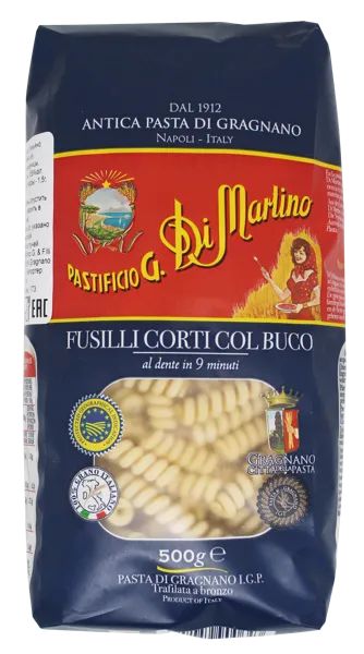 Изображение Макароны из твердых сортов Ди Мартино из Граньяно спиральки бронзо Ди Мартино м/у, 500 г