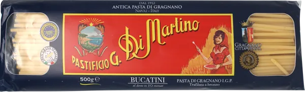 Изображение Макароны из твердых сортов Ди Мартино из Граньяно букатини бронзо Ди Мартино м/у, 500 г