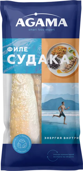 Изображение Рыба замороженная Агама судак филе Агама Роял Гринланд м/у, 400 г