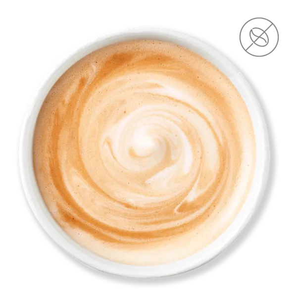 Изображение Кофе без кофеина Латте Илли с миндальным напитком СП ТАБРИС стакан 350 мл, 1 шт