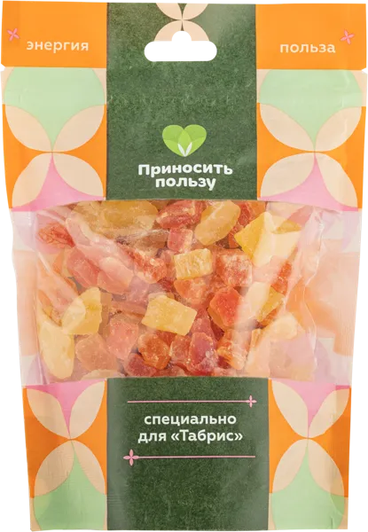 Изображение Цукаты фасованные Ананас папайя  м/у 