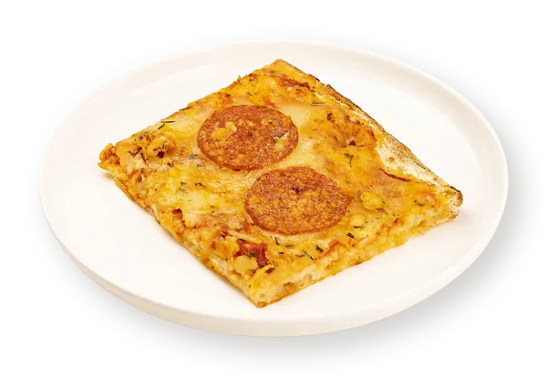 Изображение Римская пицца на томатном соусе Пеперони с Моцареллой и Пармезаном СП ТАБРИС м/у, 100 г