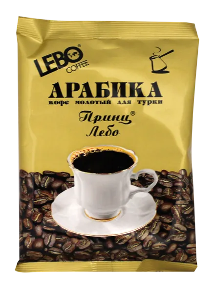 Изображение Кофе молотый Лебо Принц арабика для турки Продукт Сервис м/у, 100 г
