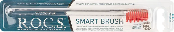 Изображение Зубная щетка средняя Рокс модельная Главкосметика к/у, 1 шт