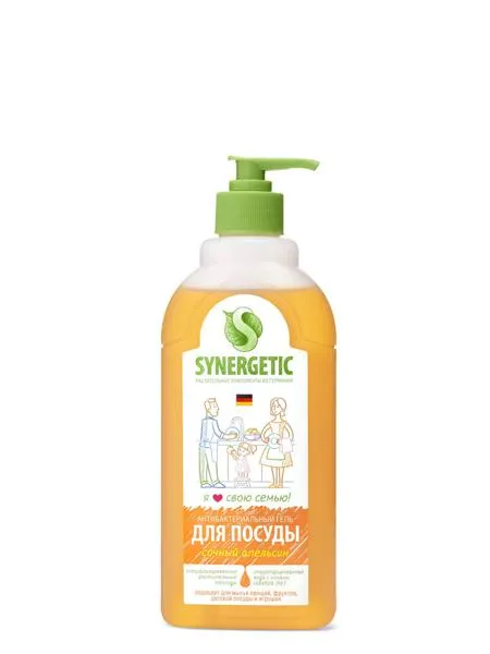 Изображение Средство для мытья посуды Синергетик БИО лимон Синергетик п/у, 500 мл