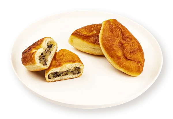 Изображение Пирожки жареные постные с картофелем и грибами СП ТАБРИС м/у, 80 г