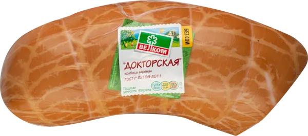 Изображение Колбаса вареная н/о Велком докторская Павловская слобода в/у 