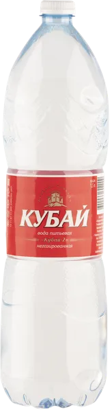 Изображение Вода негаз рН 7,0-7,4 Кубай питьевая Меркурий п/б, 1,5 л