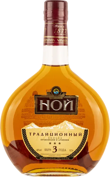 Изображение Коньяк 3 года 40% Ной традиционный КВВК Арарат с/б, 0,5 л