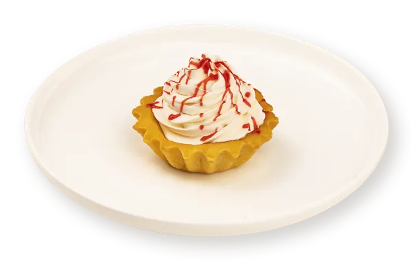 Изображение Пирожное песочное Корзиночка с сырным кремом СП ТАБРИС п/б, 85 г