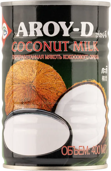 Изображение Молоко кокосовое Арой-д 18% Тай Агри Фудс ж/б, 400 г