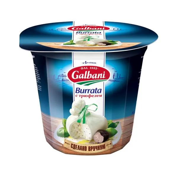Изображение Сыр свежий с трюфелем Гальбани буррата Лакталис п/б, 200 г