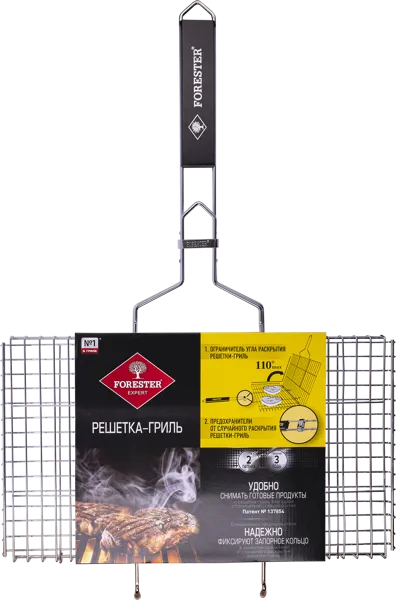Изображение Решетка 26*45см Форестер гриль Юпеко м/у, 1 шт