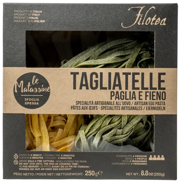 Изображение Макароны яичные 30% Филотеа из Марке тальятелле со шпинатом Филотеа СРЛ кор, 250 г