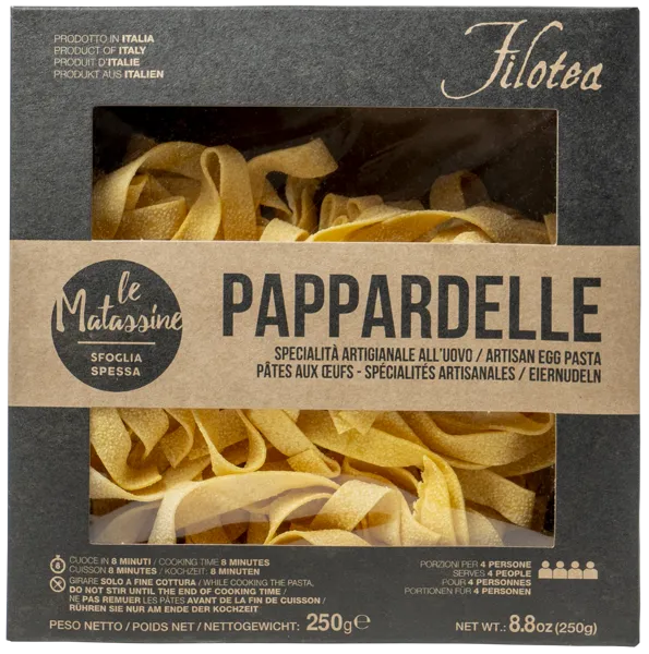 Изображение Макароны яичные 30% Филотеа из Марке матассини папарделле Филотеа СРЛ кор, 250 г