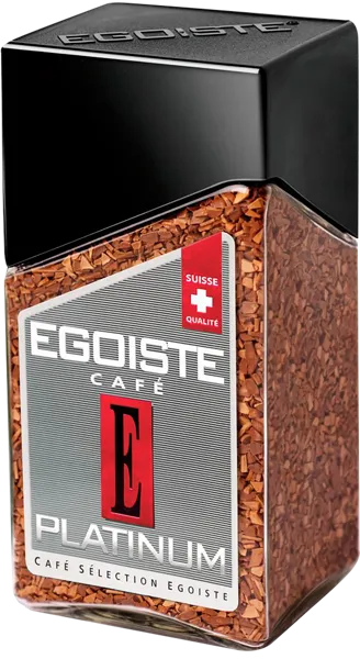 Изображение Кофе растворимый Эгоист платинум крепкий Хаго ЛТД с/б, 100 г