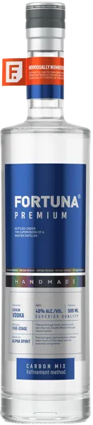 Изображение Водка Спирт Альфа 40% Фортуна премиум Фортуна ЛВЗ с/б, 0,5 л