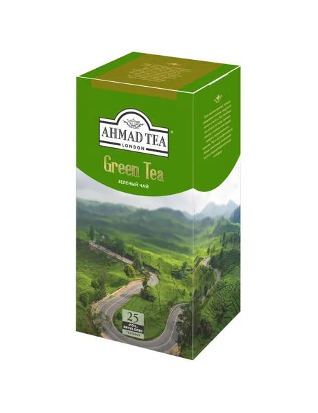 Изображение Чай зеленый в пакетиках Ахмад Ти Ахмад Ти кор, 25*2 г