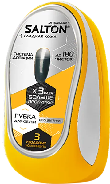 Изображение Губка для гладкой кожи Салтон с дозатором бесцветная Юпеко п/у, 1 шт