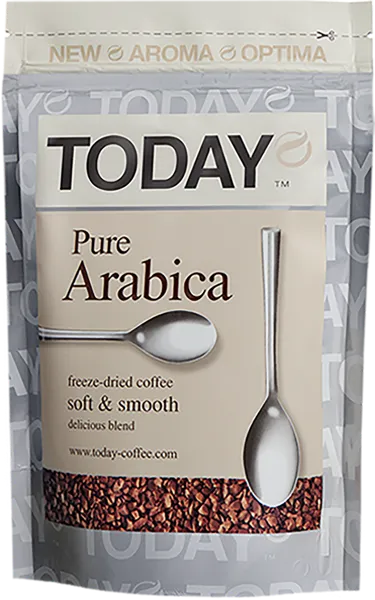 Изображение Кофе растворимый Тудей пью арабика ДЕК м/у, 75 г