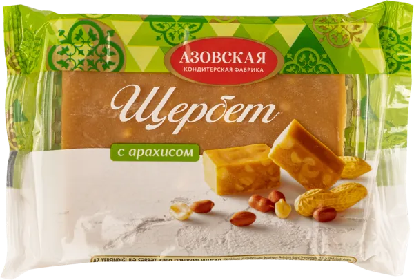 Изображение Щербет Азовская КФ с арахисом Азовская КФ м/у, 200 г