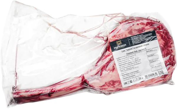 Изображение Мясо охлажденное Праймбиф Стейк Томагавк Заречное ООО в/у 