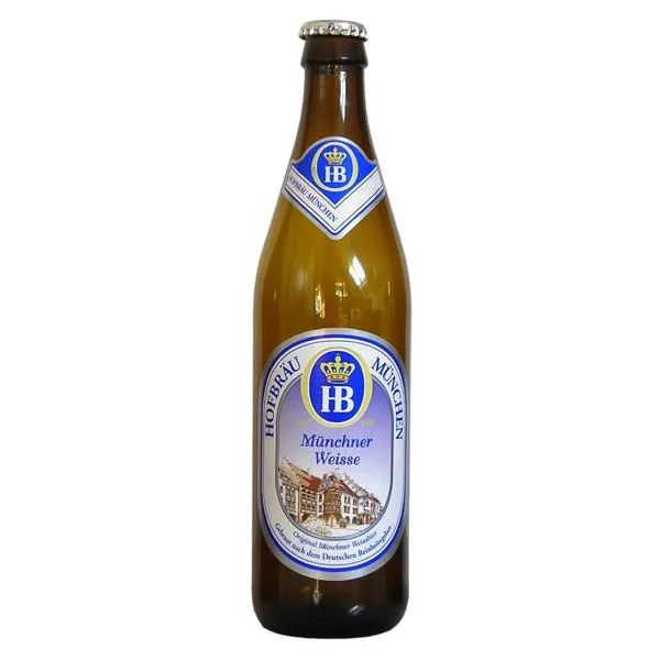 Изображение Пиво светлое Лагер 5,1% Хофброй оригинальное Хофбройхаус с/б, 0,5 л