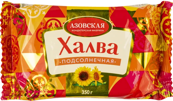 Изображение Халва подсолнечная Азовская КФ классическая Азовская КФ м/у, 350 г