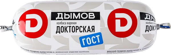 Изображение Колбаса вареная Дымов докторская гост Дымовское КП п/а, 500 г