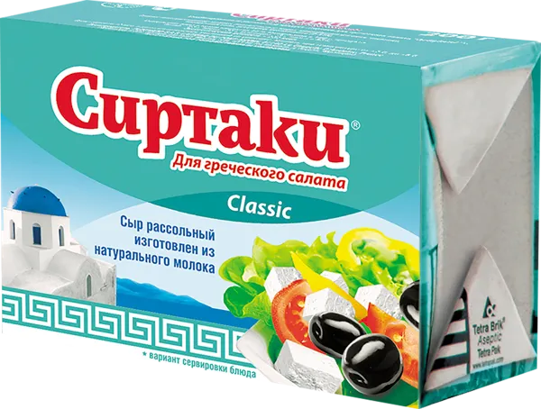 Изображение Сыр 35% Сиртаки классический Северное Молоко т/п, 200 г