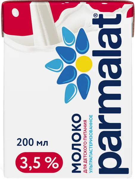Изображение Молоко 3,5% Пармалат Белгородский МК т/п, 200 мл