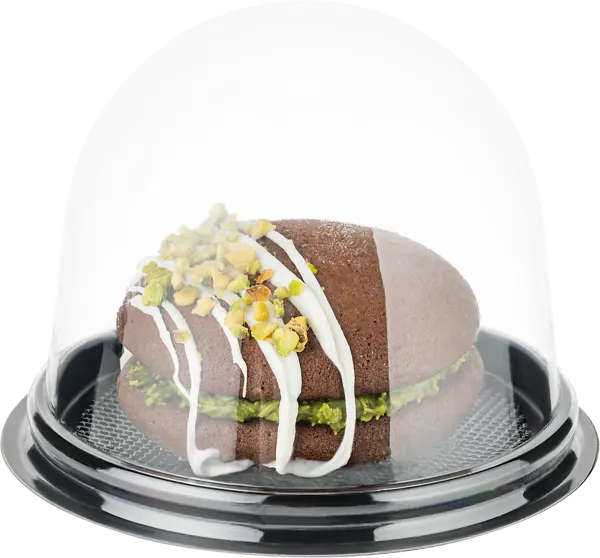 Изображение Печенье сдобное пшеничное Шоколадное с фисташкой и начинкой катаифи СП ТАБРИС п/б, 55 г