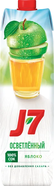 Изображение Сок ДЖ 7 яблоко Лебедянский т/п, 0,97 л
