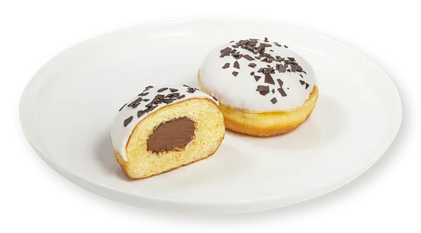 Изображение Пончик пшеничный Берлинер с шоколадной начинкой СП ТАБРИС 0 п/б, 70 г