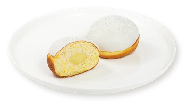 Изображение Пончик пшеничный Берлинер с ванильной начинкой СП ТАБРИС 0 п/б, 70 г