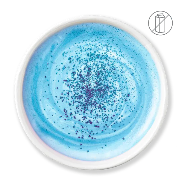 Изображение Чай Матча голубой с безлактозным напитком СП ТАБРИС стакан 350 мл, 1 шт