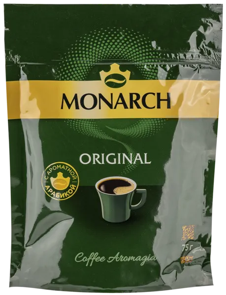 Изображение Кофе растворимый Монарх ориджинал Якобс Дау Рус м/у, 75 г