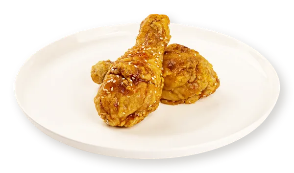 Изображение Курица жареная по-корейски Голень в соусе Чили острый от бренд-шефа Табрис вес 