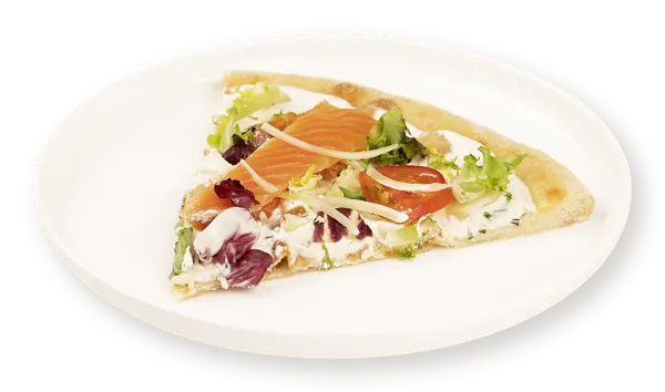 Изображение Пицца на сырном соусе С форелью и салатом микс сегмент СП ТАБРИС м/у, 75 г