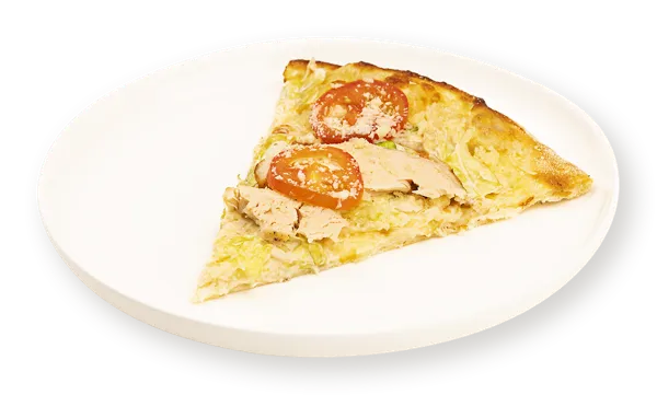 Изображение Пицца на сырном соусе Цезарь с куриной грудкой сегмент СП ТАБРИС м/у, 95 г