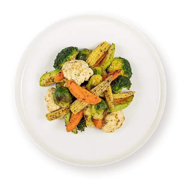 Изображение Овощи постные Ассорти припущенные на теппане СП ТАБРИС вес 