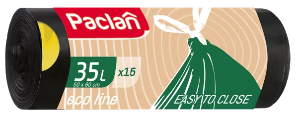 Изображение Мешки для мусора 35л Паклан био эко лайн СеДо сп м/у, 15 шт