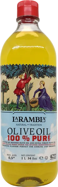 Изображение Масло оливковое Ла Рамбла из Каталонии помас для жарки Ла Рамбла с/б, 1 л